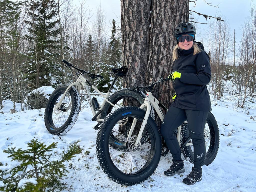 Fatbike in forest